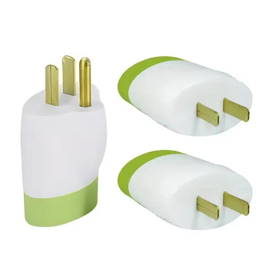 Kit de Viagem Estados Unidos EUA USA Com 3 Adaptador Tomada 3 Pinos 2 Pinos