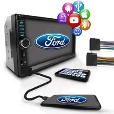 Central Multimídia Ford Espelhamento Ios Android 2 Din Mp5 Bluetooth Universal