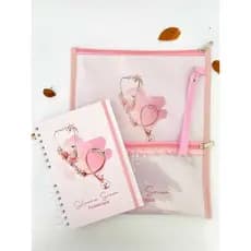 KIT PROFISSÕES - FISIOTERAPIA: Porta jaleco e caderno A5 personalizados