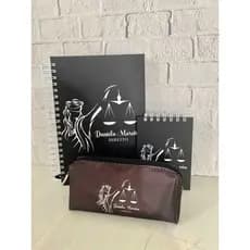 KIT CADERNO 10 MATÉRIAS PERSONALIZADO - DIREITO