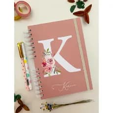Caderno A5 personalizado - folhas personalizadas