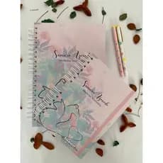 Kit personalizado: agenda datada + caderno universitário