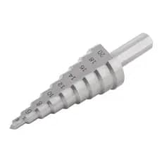 Broca de Aço Rápido Escalonada, 4 mm a 20 mm, Vonder