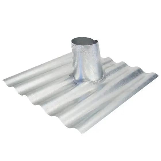 Telha Galvanizada Para Fogão 4 mm, 50 cm Ondulada Zatti