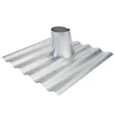Telha Galvanizada Para Fogão 4 mm, 50 cm Ondulada Zatti