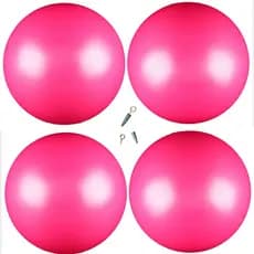 Bola De Vinil Plástico Decoração 40cm Atacado Kiko Grande 10un Pink Rosa