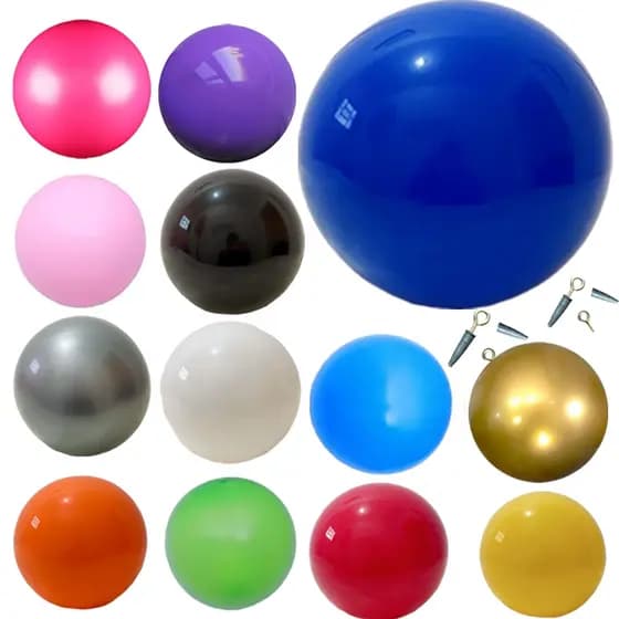 Bola De Vinil Grande Decoração 40cm Atacado Kiko Grande 3 unidades