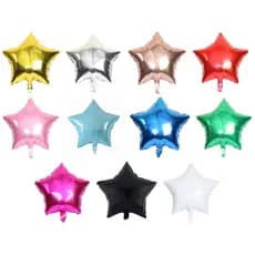 Balão Metalizado Estrela 10 Polegadas 22cm