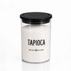 Pote Hermético 1000ml Tapioca Organizador Mantimentos Transparente Vedação Hermética