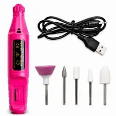 Lixa Eletrica para Unhas Manicure Kit Acessorios lixas motorzinho profissional lixar unha pes