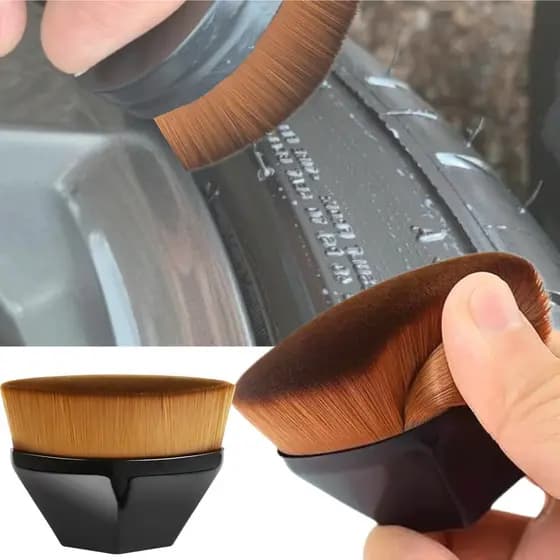 Pincel Hexagonal 2 Unidades Aplicador de Produtos em Pneus