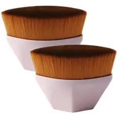 Pincel Mágico Hexagonal para Base Maquiagem 2 Unidade Lilas