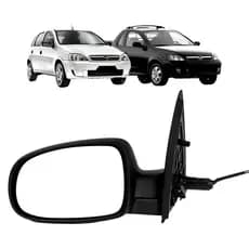 Retrovisor Montana Corsa 2002 à 2011 com Controle Resistente