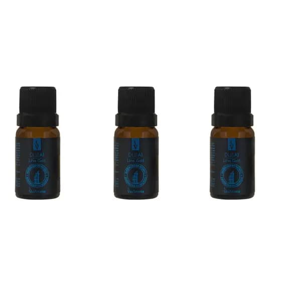 3 un Essências Dubai/Lírio Gold - 10Ml Via Aroma