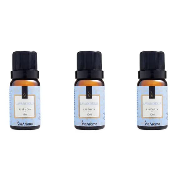 3 un Essências Lavanderia - 10Ml Via Aroma