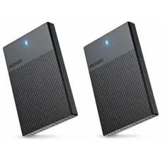 Kit 2 Unidades Case Externo Usb 3.0 Para Hd e Ssd 2.5" Sata 3 Até 5tb Led Indicador - HD de Notebook
