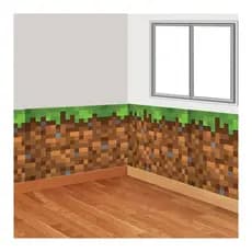 Adesivo Decorativo Parede Minecraft 1 x 1m