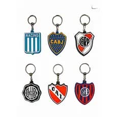 Chaveiro Oficial Times Argentinos Em Borracha Resistente Boca Juniors