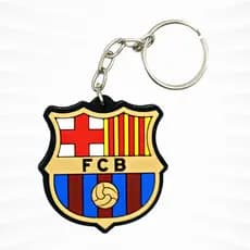 Chaveiro Barcelona Oficial Em Borracha Resistente