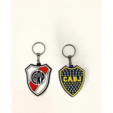 Chaveiro Boca Juniors Ou River Plate Oficial Em Borracha Resistente