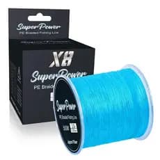 Linha De Pesca 500m Multifilamento 8 Fios 8x Super resistente Carretel Com 500 Metros
