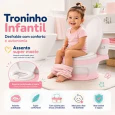 Penico Troninho Infantil Privadinha Vaso Sanitário Desfralde