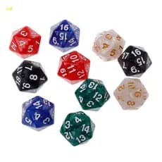 10 Unidades/Conjunto 20 D20 Jogos RPG Poliédricos Poly