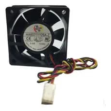 Cooler Ventoinha 12v 0.35a 3 Fios 60x60x25 6cm