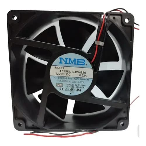 Cooler Ventoinha 12v 0.52 120x120x38mm 12cm 2 Fios