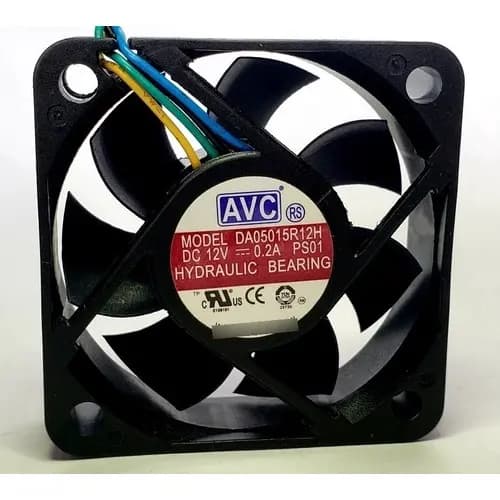 Cooler 50x50x15mm 5cm 12v 0.20a 4 Fios