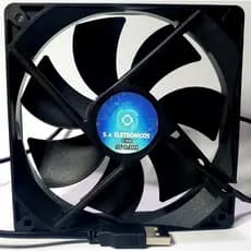 Cooler Ventoinha Usb Para Resfriamento 120x120x25mm