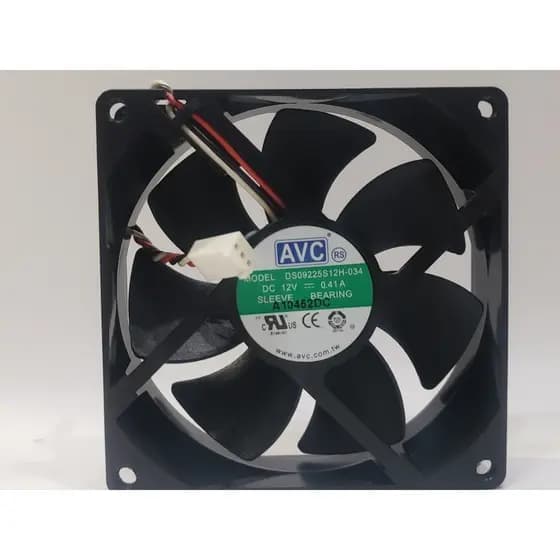 Cooler Ventoinha 90x90x25mm 12v 0.41a 3 Fios 9cm