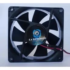 Cooler Ventoinha 80x80x25mm 12v 0.10a Pc Fonte 2 Fios