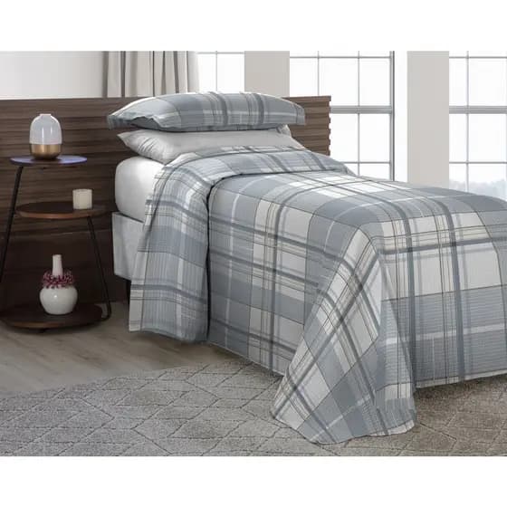 Cobre Leito Colcha Piquet Madrid Solteiro 2 Peças Tecido Algodão Estampado Várias Estampas