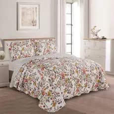 Kit Cobre Leito Colcha King 3 Peças Evolution Boutis Estampada Dupla Face Várias Estampas