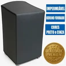 Capa de Tanquinho Colormaq Suggar Mueller Newmaq Korino Flanelado Impermeável 6 8 10 12 13 14 á 20kg