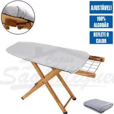 Forro Termico Capa Para Tabua De Passar Roupas em Algodao Aluminizado com Espuma Interna