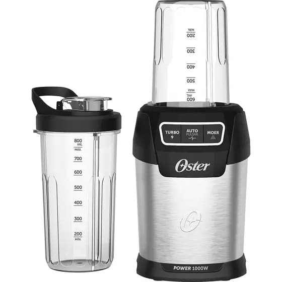 Blender liquidifcadores moedor de café em grãos Oster Ultra Power 1000w com 2 Jarras