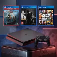 Ps4 Playstation 4 Completo Semi Novo Play Videogame Usado 500GB  + 1 Controle Original + GTA V