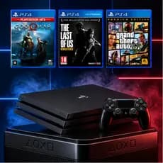 Playstation 4 Pro Ps4 Semi Novo 1TB + 1 Controles Original + GTA V