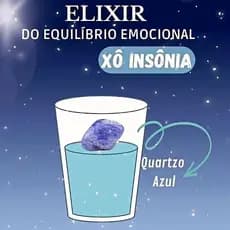 Elixir Xô Insônia quartzo azul