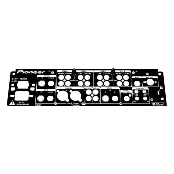 Peça Painel Traseiro Mixer DJM 850 Pioneer