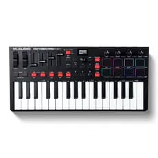 Controlador de teclado MIDI USB M-Audio Oxygen Pro Mini 32 mini-teclas