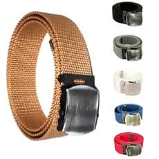 Cinto Plus size 170 ao 200 sport fino poliéster fivela de metal tamanhos diversas cores