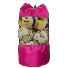 Porta Bolas De Futebol Rosa Tamanhos P M G e GG Basquete Vôlei futsal saco de bola Grande Para Quadra e Campo