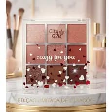 Paleta De Sombras Crazy For You City Girls 9 Cores