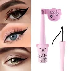 Delineador Liquido Preto Fosco Longa Duracao Linha Teddy Vivai