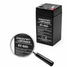 Bateria 4v 4ah Multiuso - Automação, Balanças, Hobbies