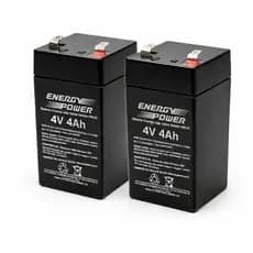 Kit 02 Baterias Seladas 4V - 4AH - Balanças Elgin / Upx / Magna  - MULTIUSO