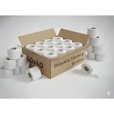 Etiqueta Térmica 40x40 P/ Balança - Toledo / Filizola ETC - **Caixa com 36 rolos**